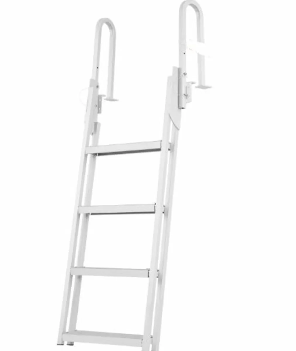 Dock Ladder Flip Up 4 Steps, 159 kg Load Capacity, - Image 1