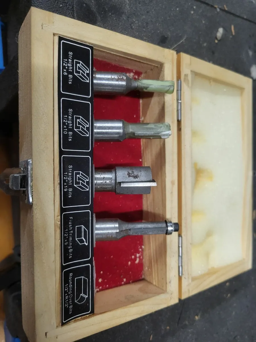 Mcallister 1500w router and 2 bit sets - Image 3