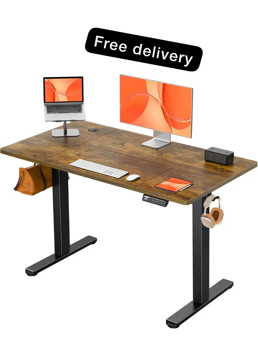 Electric Standing Desk Height Adjustable 120 x 60c - Image 1