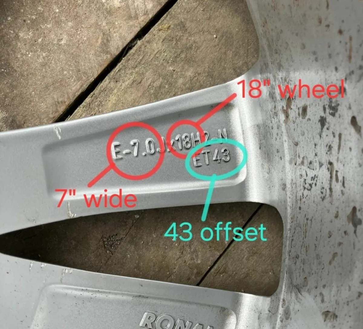 New Unused Genuine OEM Audi 18” Alloys For Sale. - Image 4