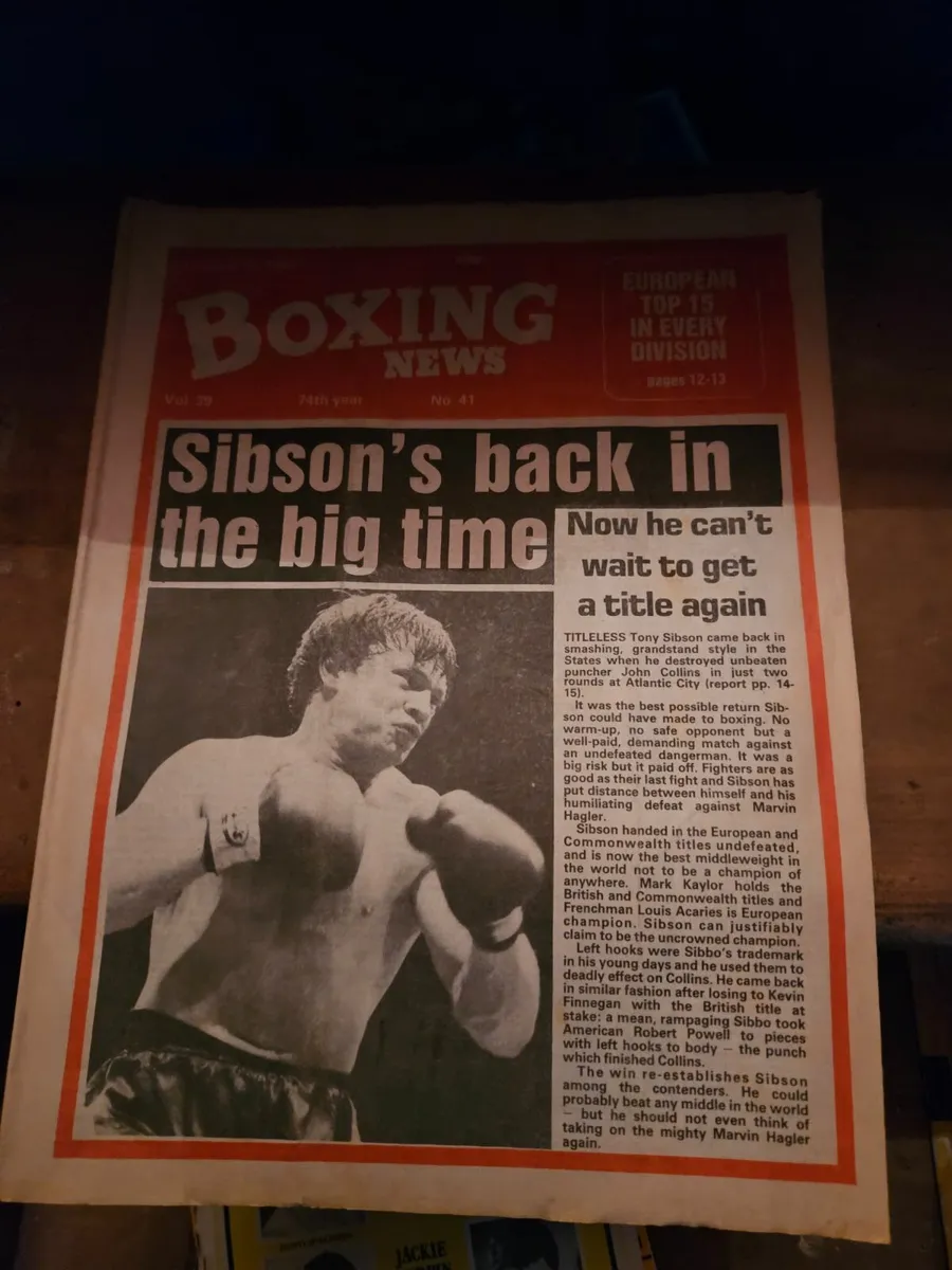Vintage Boxing News