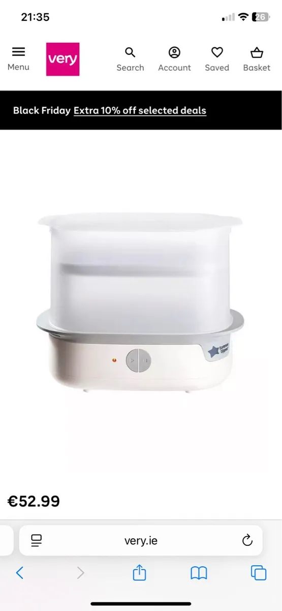 Timer tippee steriliser and bottle warmer - Image 2