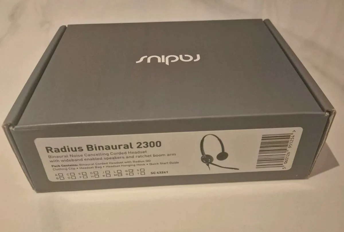 Radius Binaural 2300, Noise Cancelling  Headset - Image 4