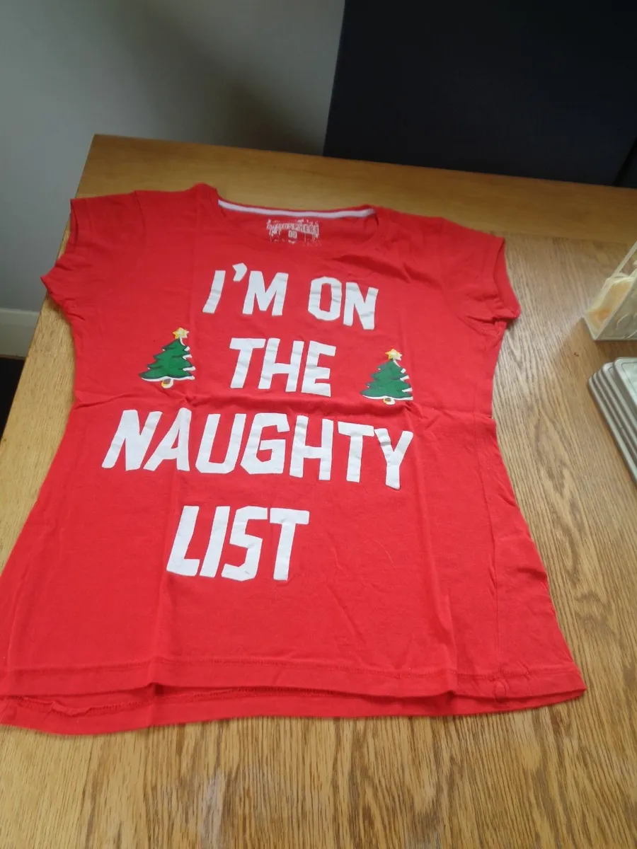 Ladies Christmas T - Shirt for Sale - Image 2