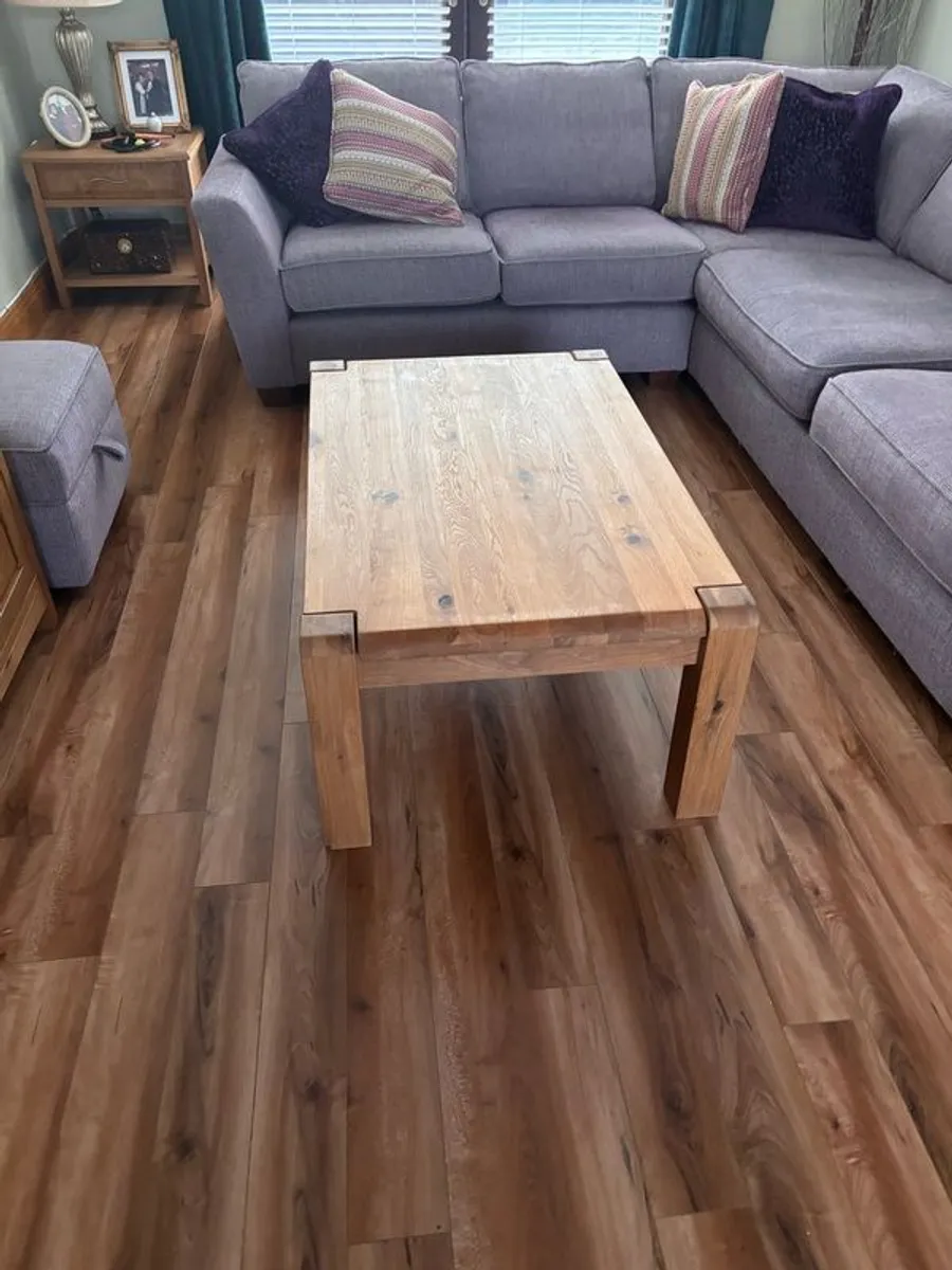Solid Oak Coffee Table - Image 4