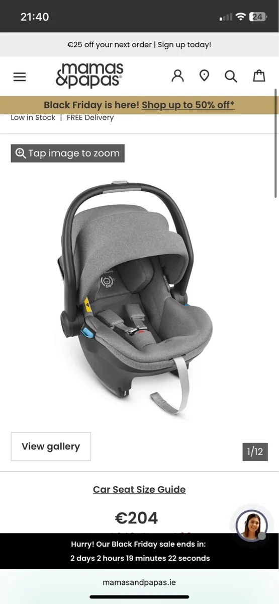 Uppababy Mesa car seat - Image 2
