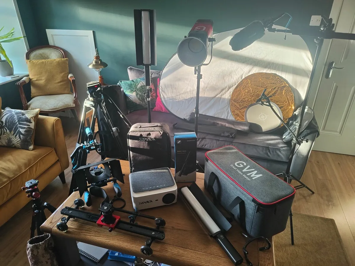 Professional Video Production Gear Lot 20+ Items - Image 1