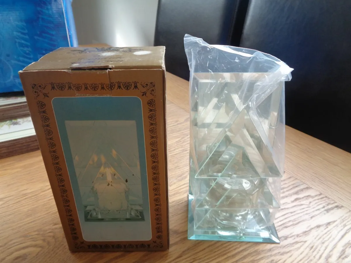 Glass Candle Holder for Sale - Image 1