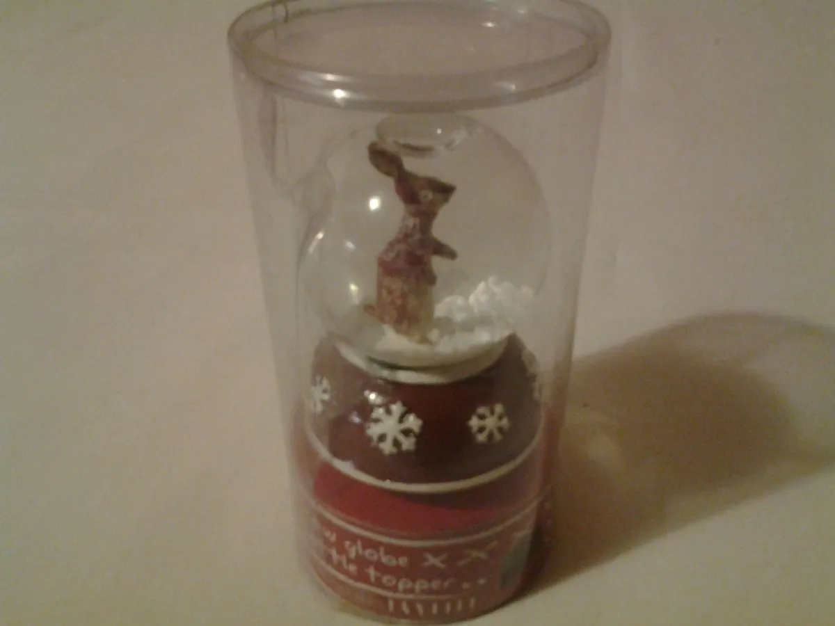 Snow Globe Bottle Topper for Sale - Image 1