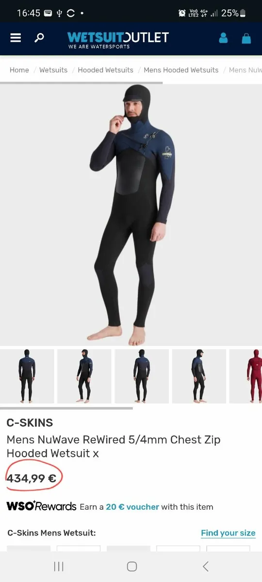 Cskins NuWave Rewired Wetsuit  5:4 XL