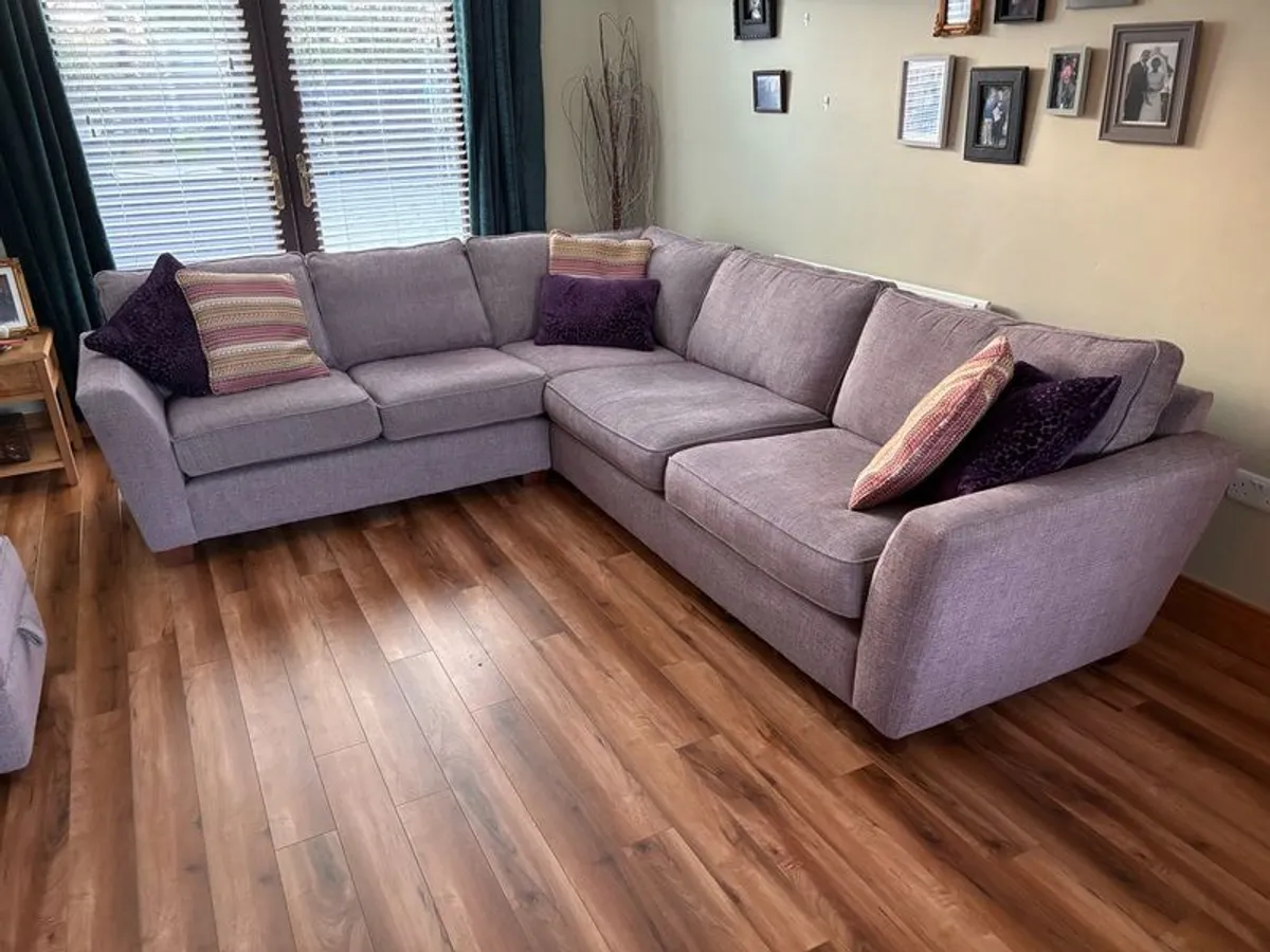 L Shaped Couch and Love Seat - Image 1