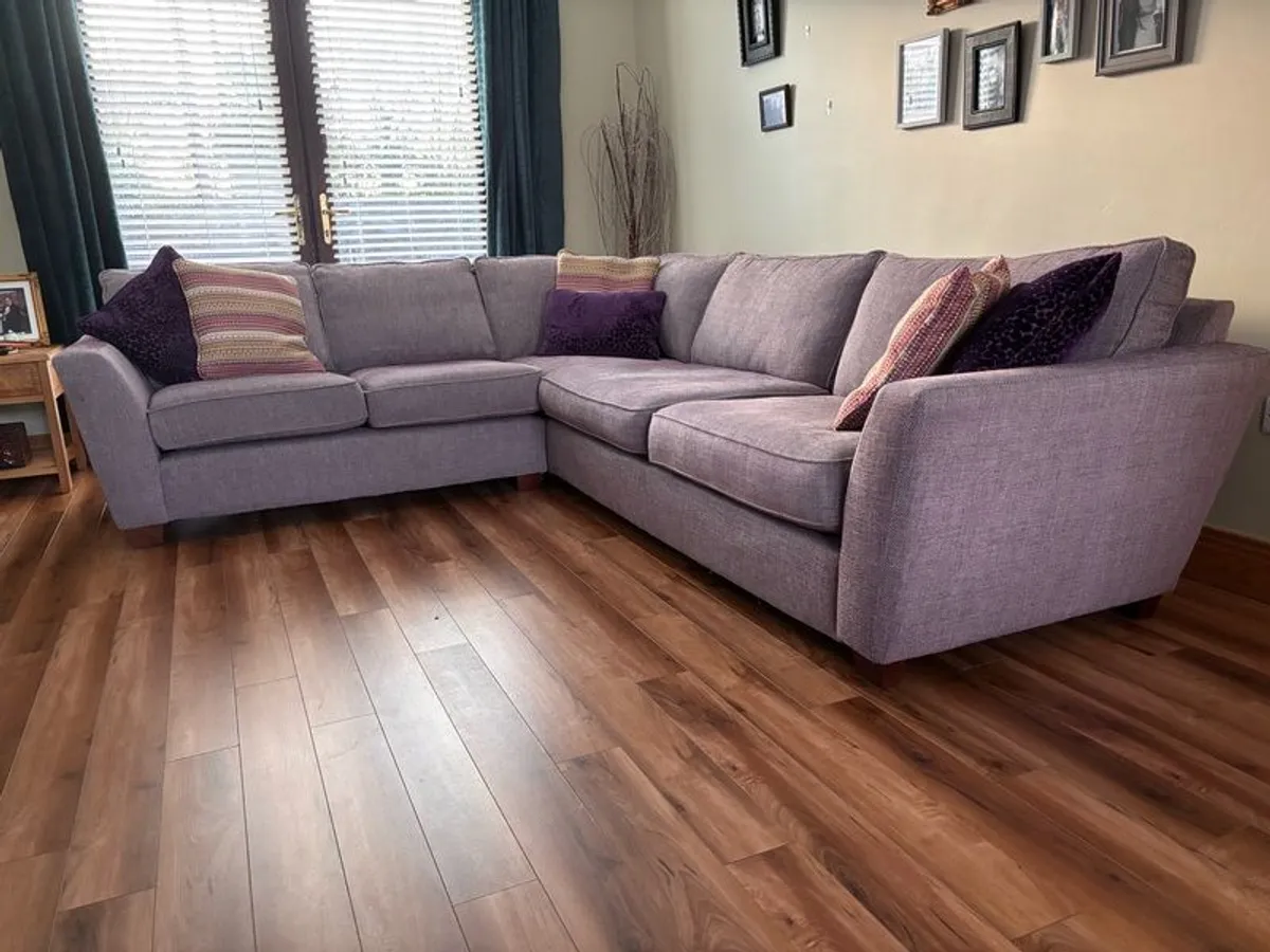 L Shaped Couch and Love Seat - Image 2