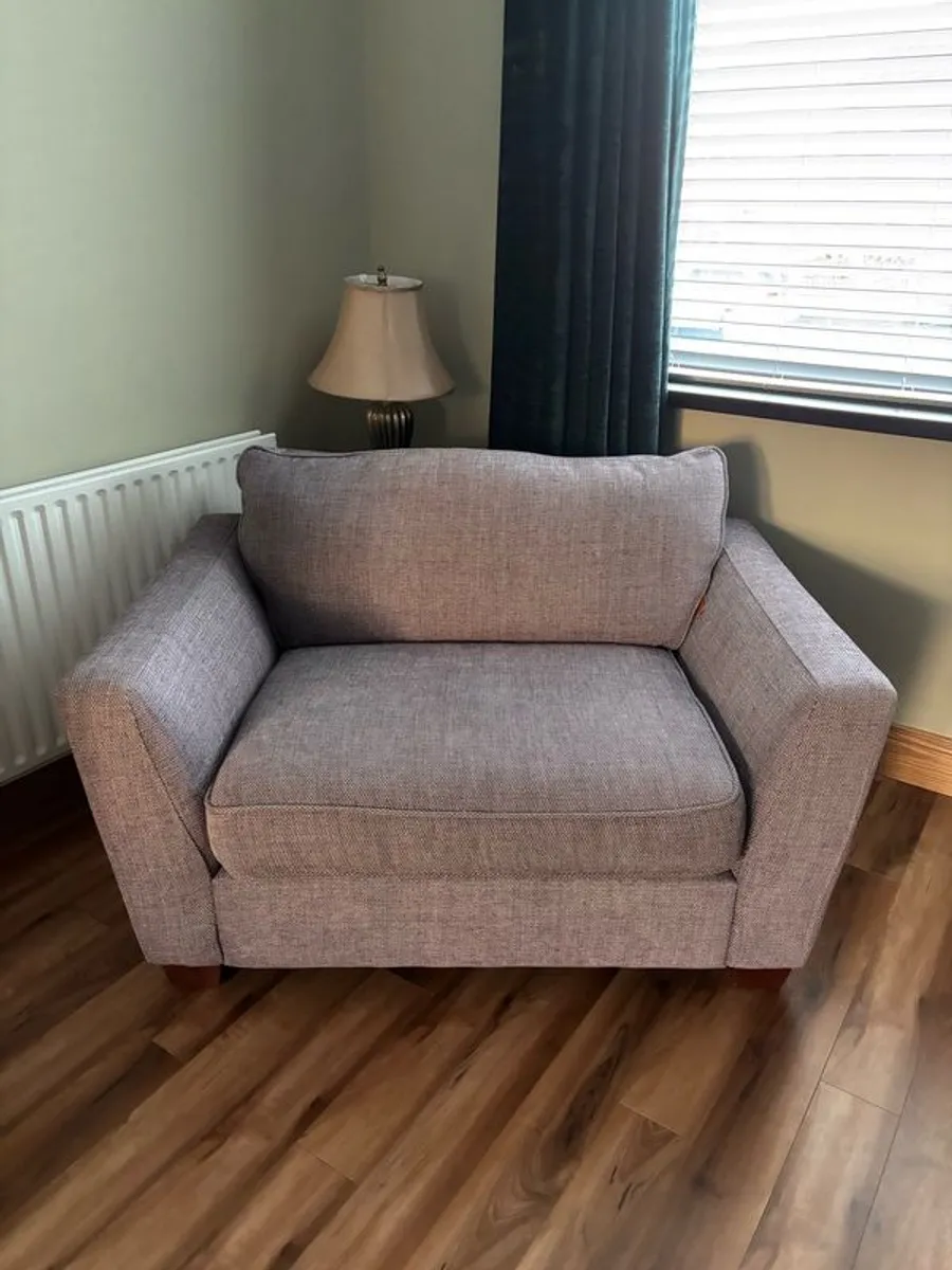 L Shaped Couch and Love Seat - Image 3