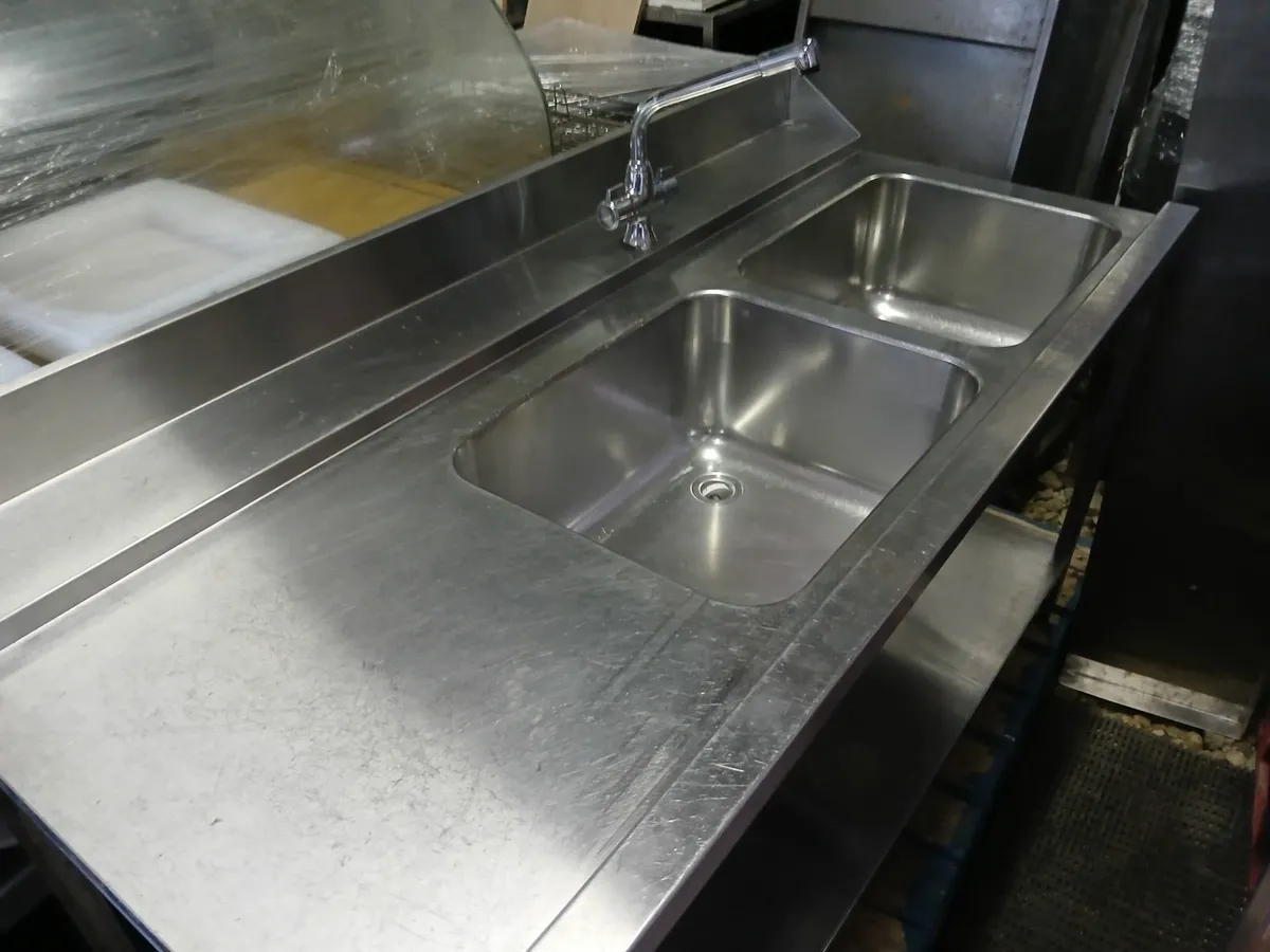 Staneless steel cabbinet sink unit complete - Image 3