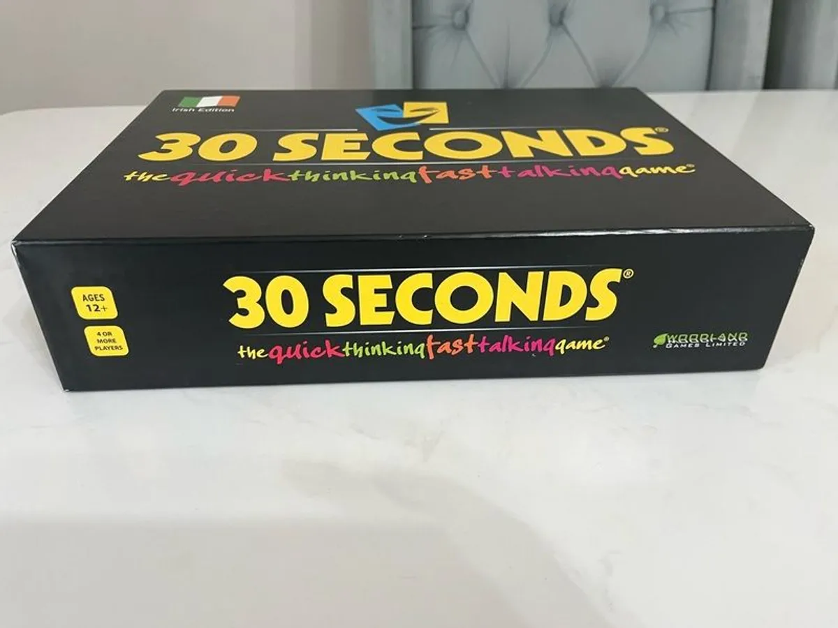 30 Seconds, board game, Irish Edition, Unused (Free items for first buyer to offer asking price on this) - Image 1