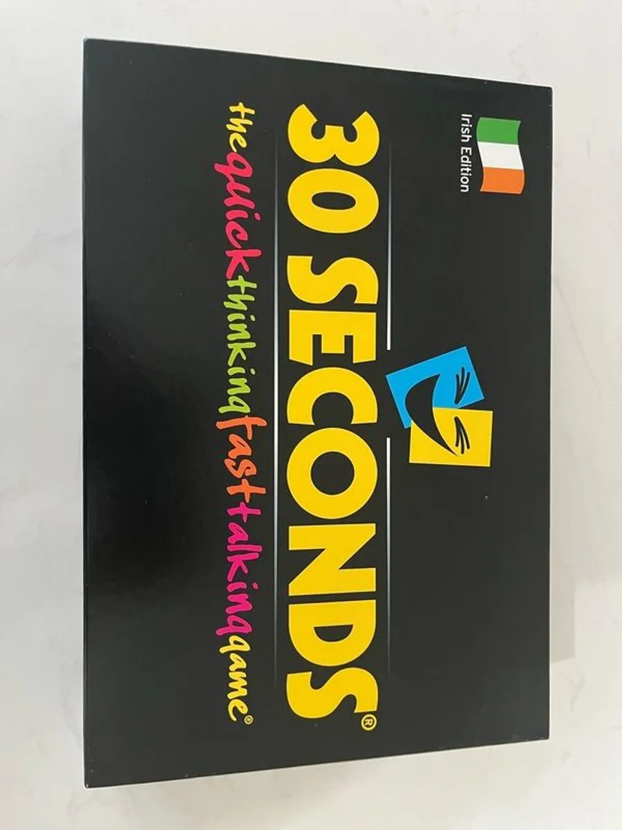 30 Seconds, board game, Irish Edition, Unused (Free items for first buyer to offer asking price on this) - Image 2