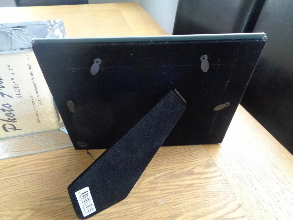 Glass Photo Frames x 2 for Sale - Image 4