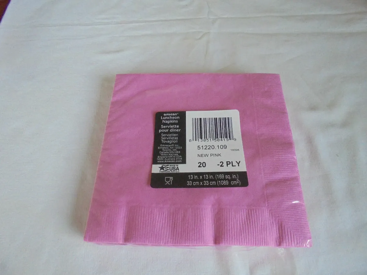 Pink Paper Napkins for Sale - Image 1