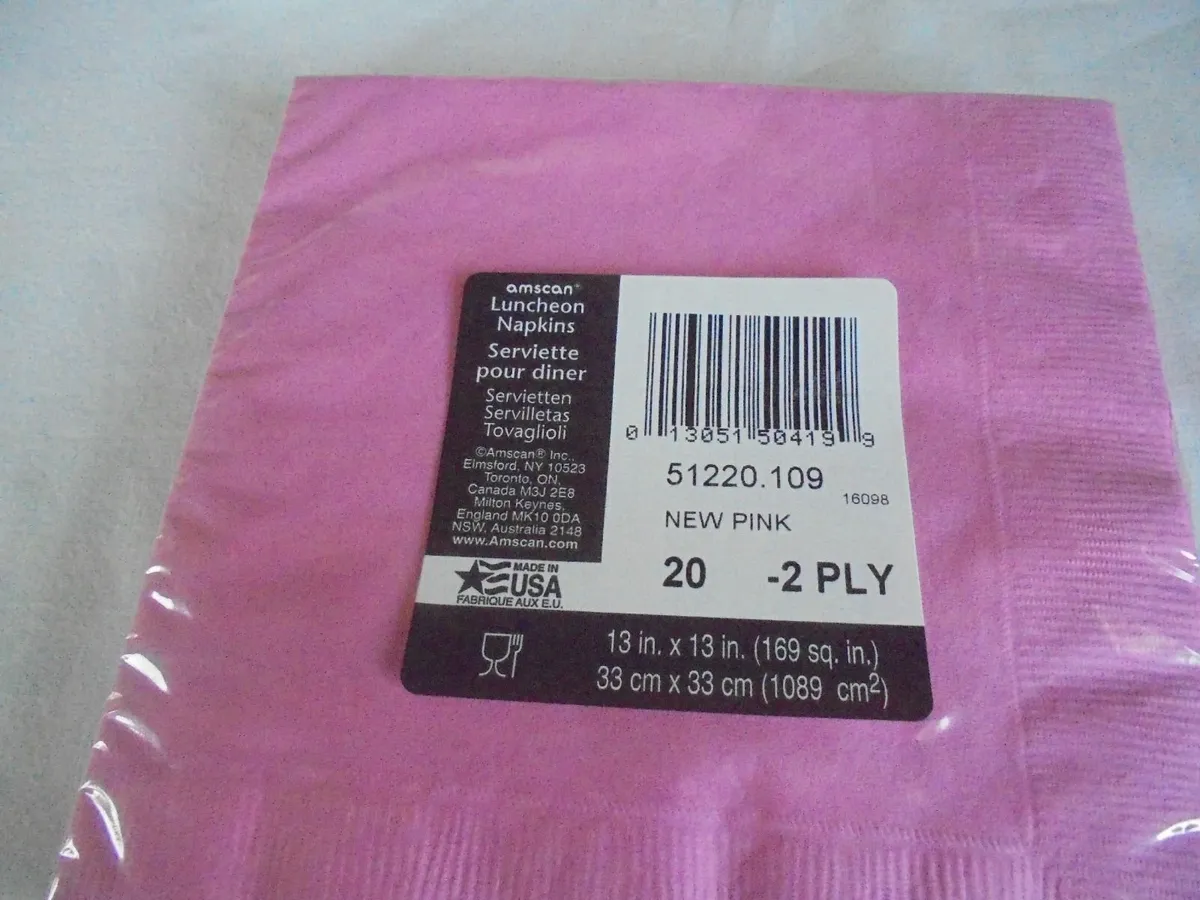 Pink Paper Napkins for Sale - Image 2