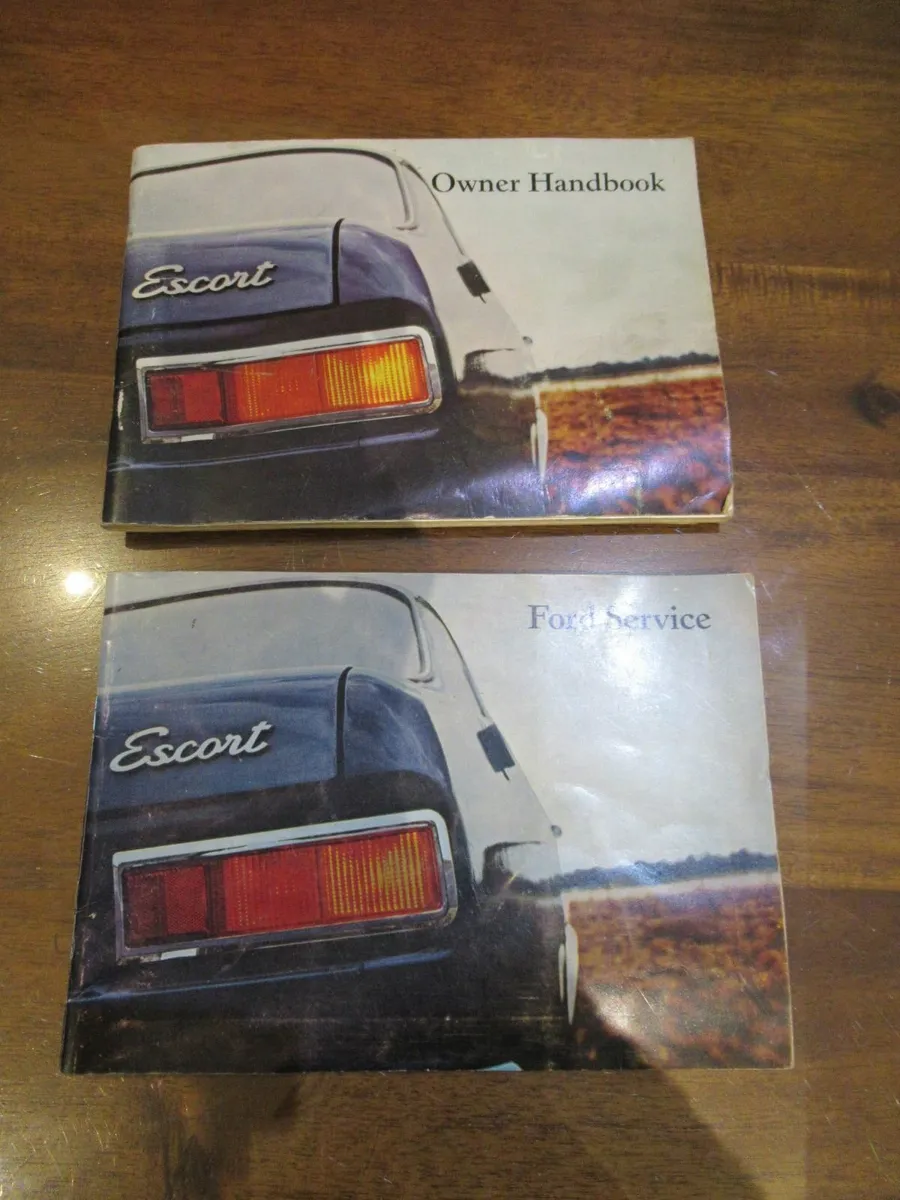 antique vintage FORD CAR SERVICE BOOK 1969  garage - Image 2