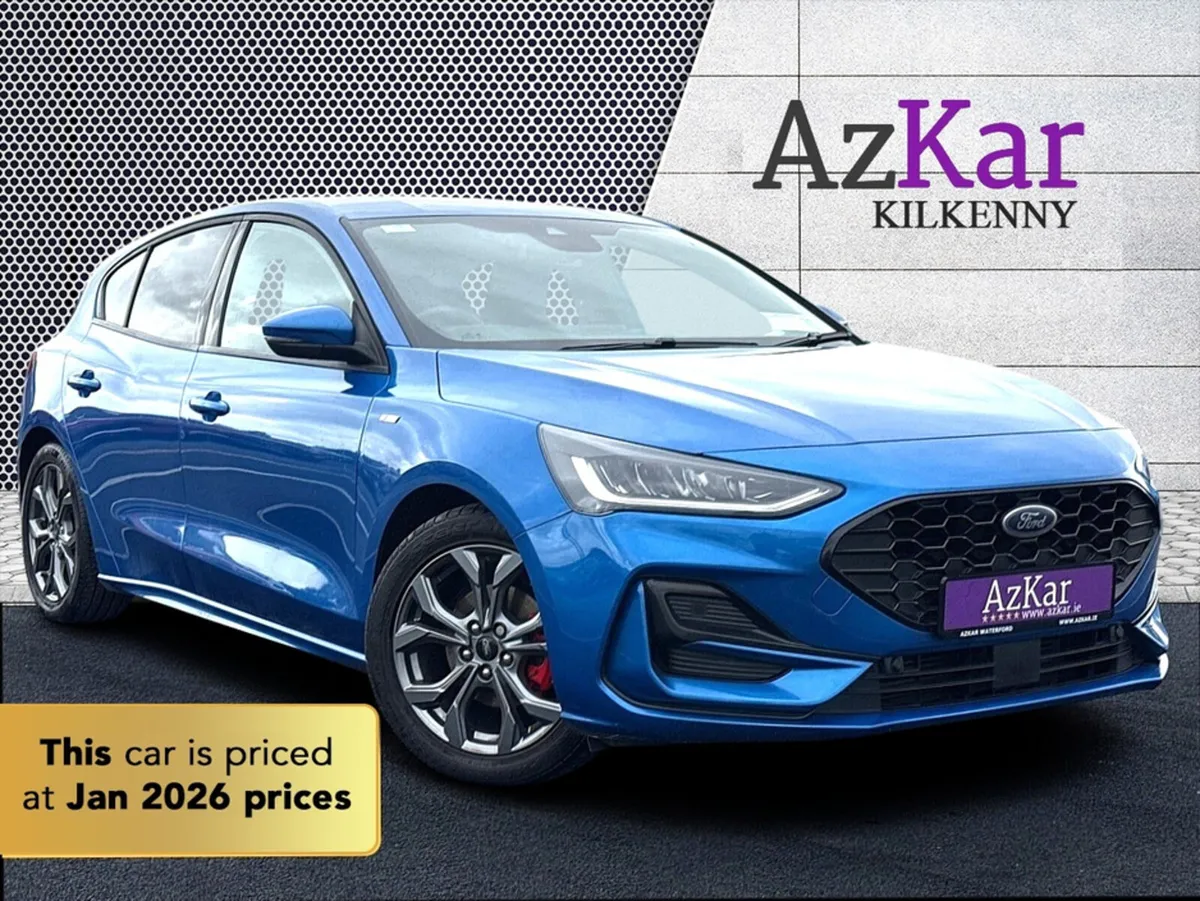 Ford Focus 2023 ST-LINE 1.0 HATCHBACK €102P/W WITH - Image 1