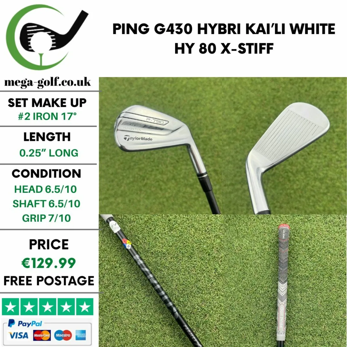 Taylormade P790 UDI 2017 Utility #2 Iron 17° - Image 1