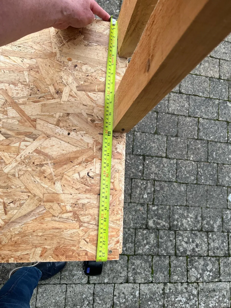 Plywood/4x2 bench/shelf - Image 3