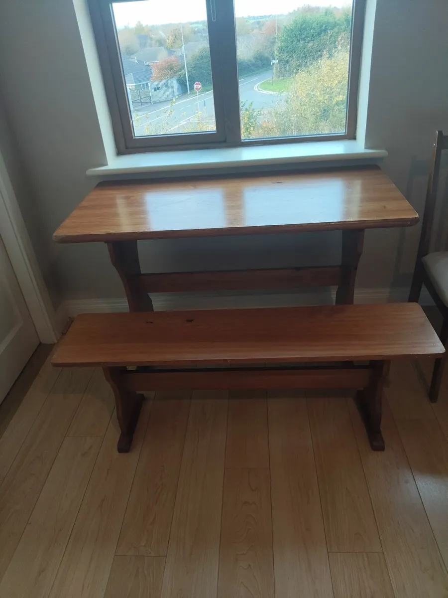 Table and Bench - Image 2