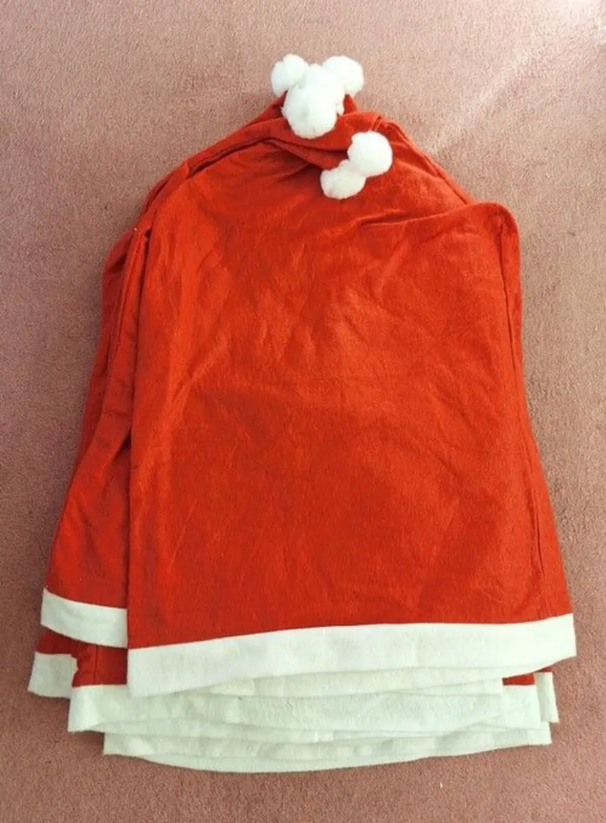 Santa Hat Chair Covers