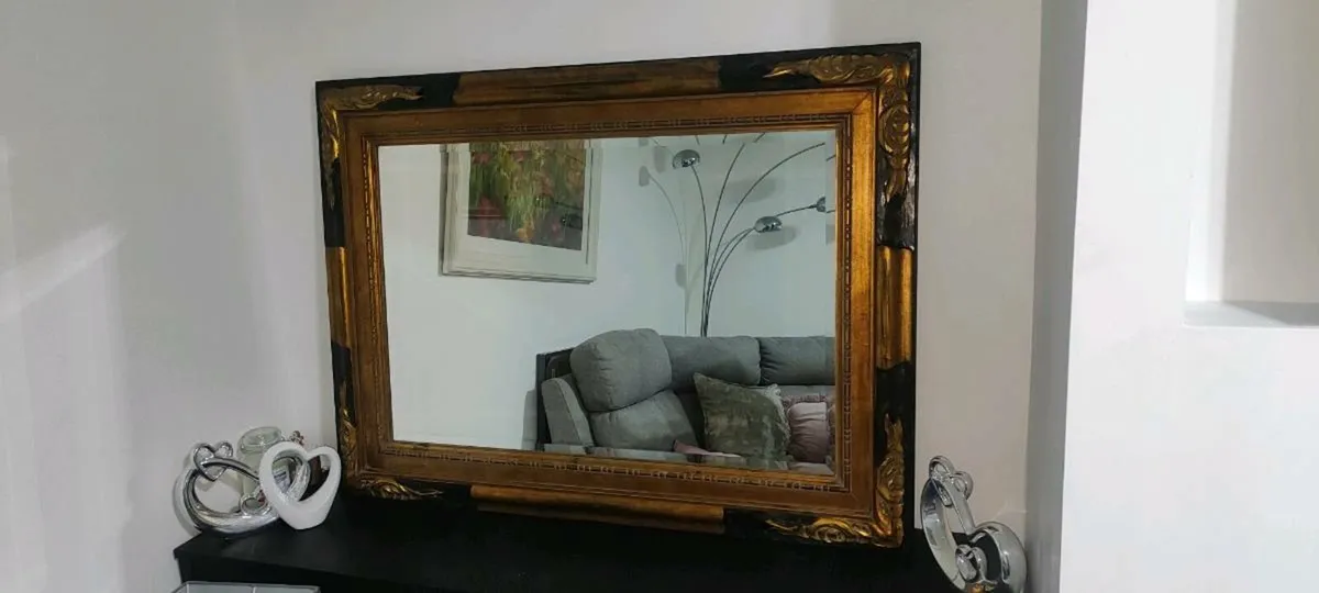 decorative mirror in Baroque or Victorian style - Image 1