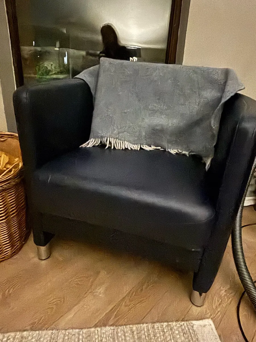 Navy Armchairs - Image 1