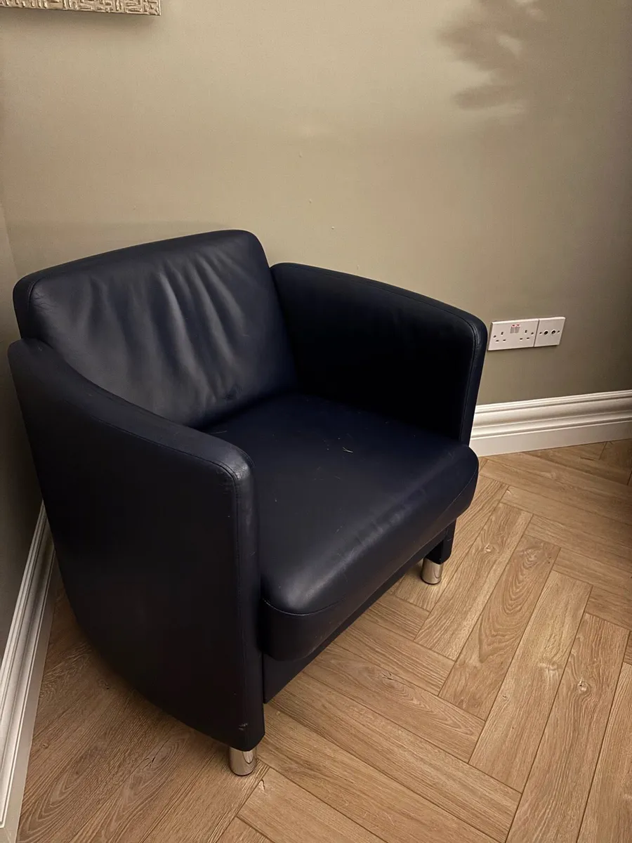 Navy Armchairs - Image 2