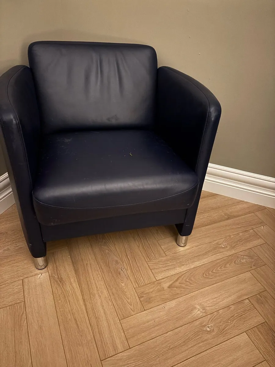 Navy Armchairs - Image 3