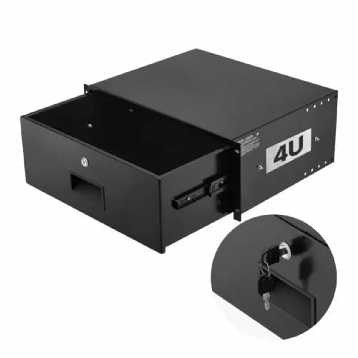 4U Rack Mount Drawer, 22.68 kg Max Load-Bearing, L - Image 1