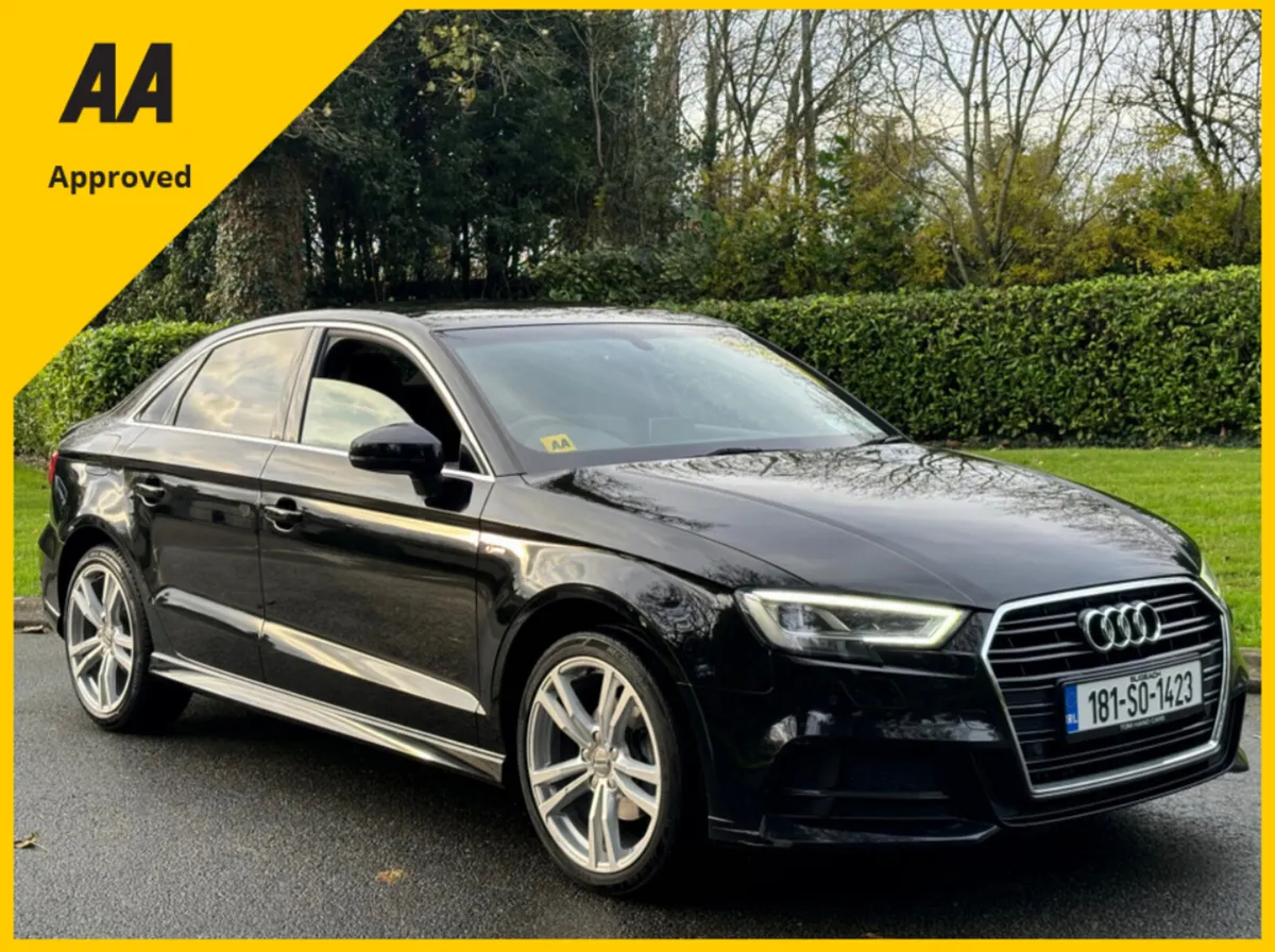 Audi A3 1.6 TDI S-LINE SALOON AUTO 2018 - Image 1