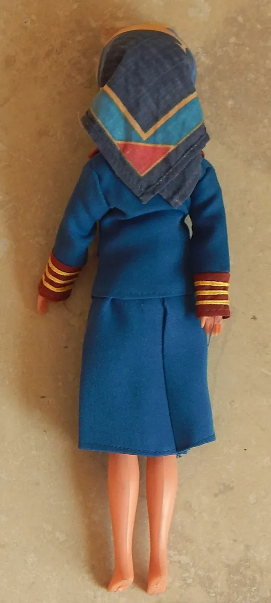 Vintage Qantas Chief Flight Attendant Doll - Image 3