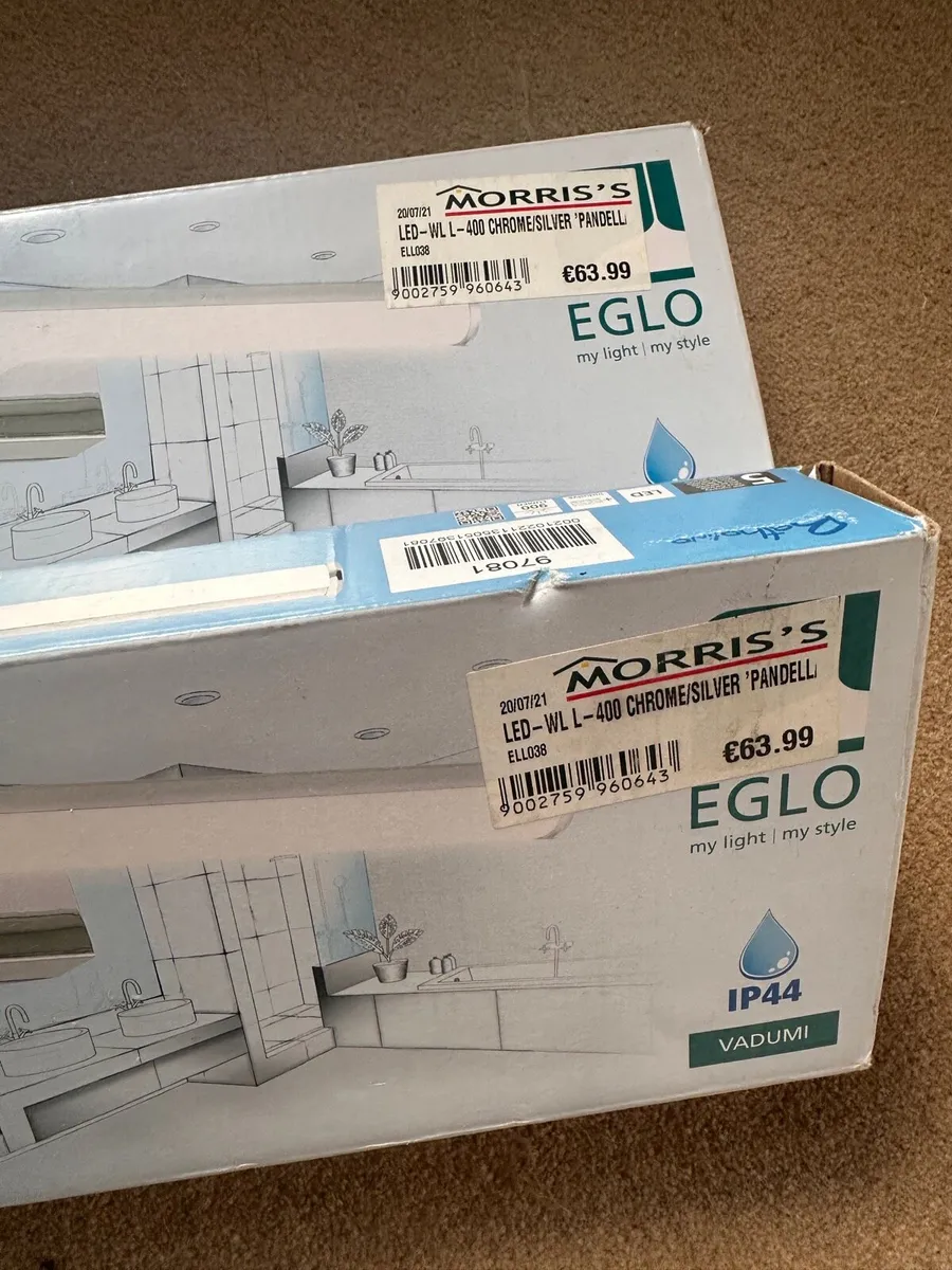 Pair of new Bathroom lights - Image 2