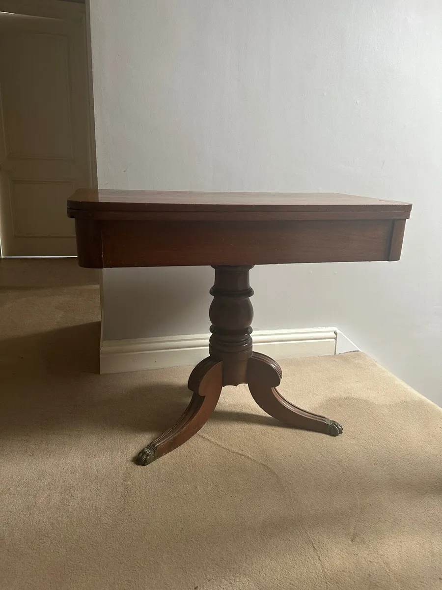 Antique folding Tea Table - Image 1
