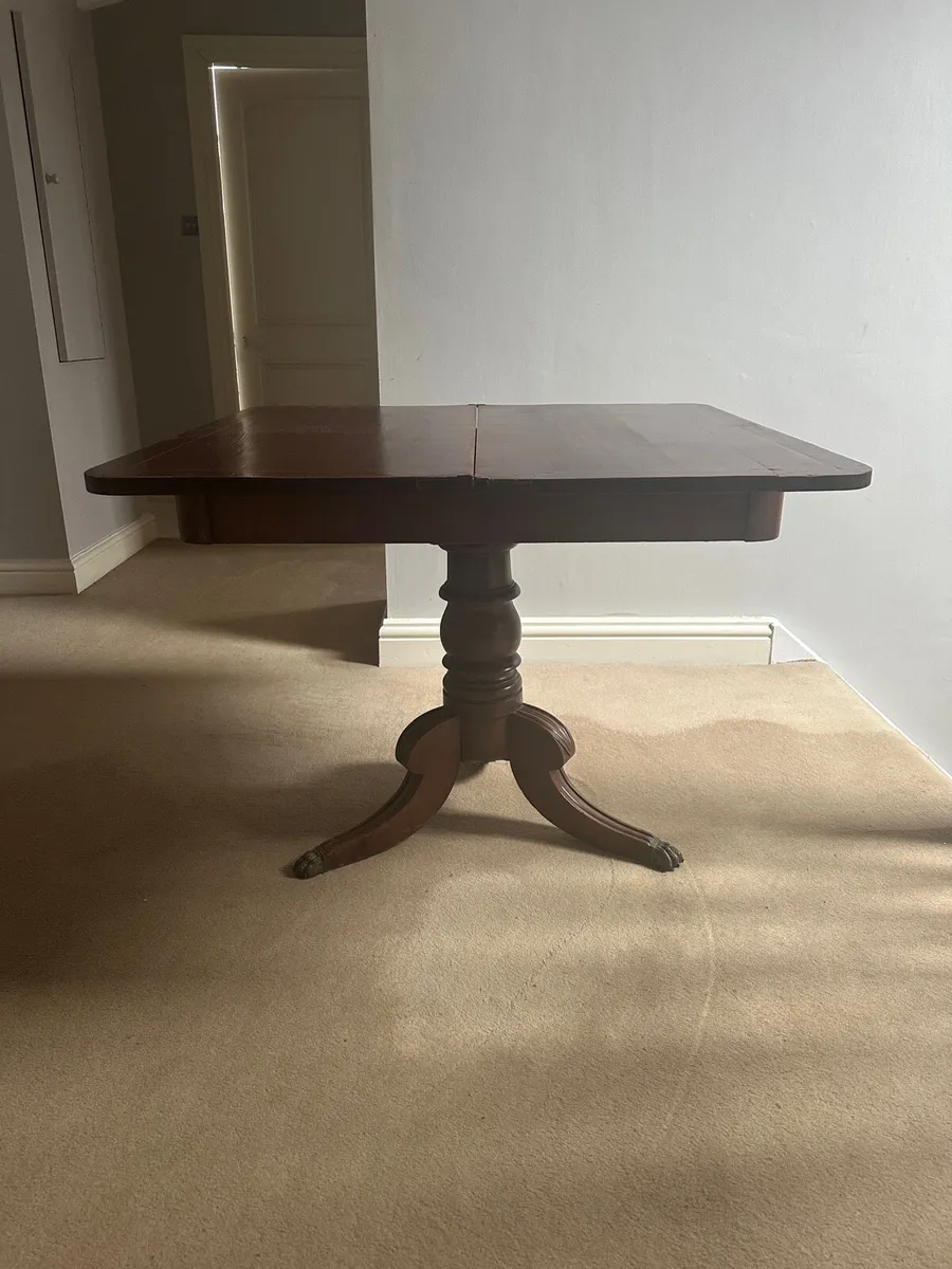 Antique folding Tea Table - Image 2