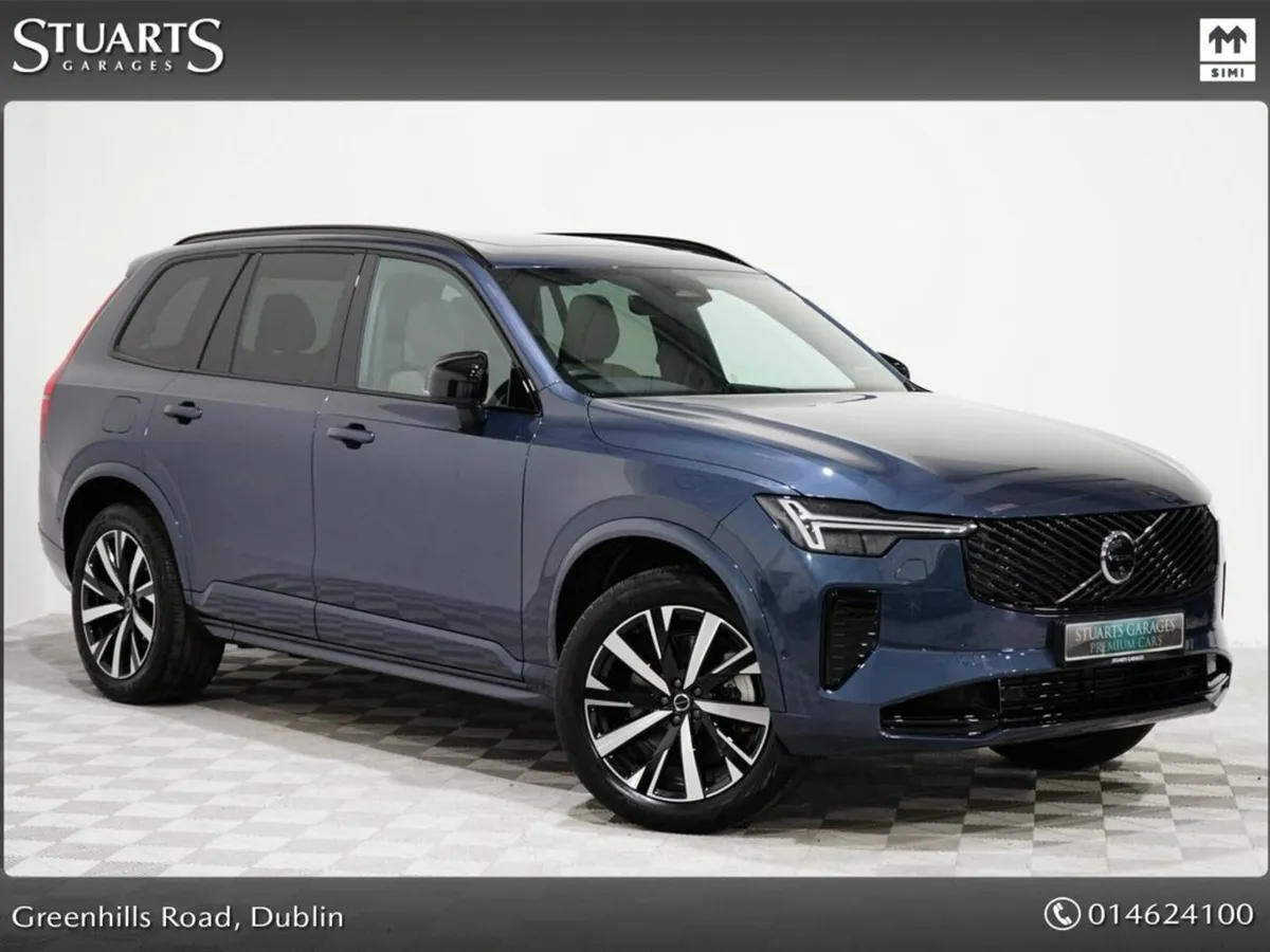 Volvo XC90 PLUS DARK: DENIM BLUE WITH CARDAMOM LEA - Image 1