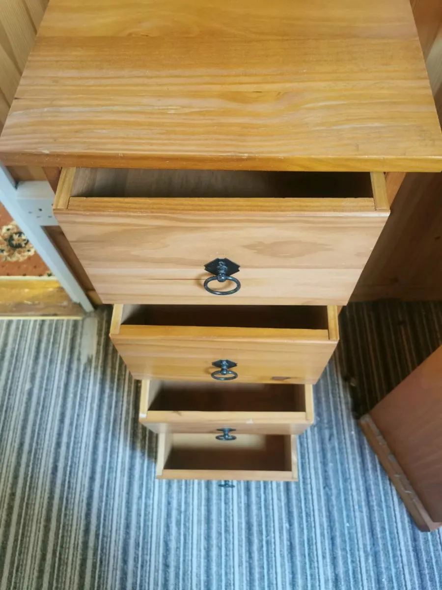 Tall Bedside Lockers X 2 - Image 2