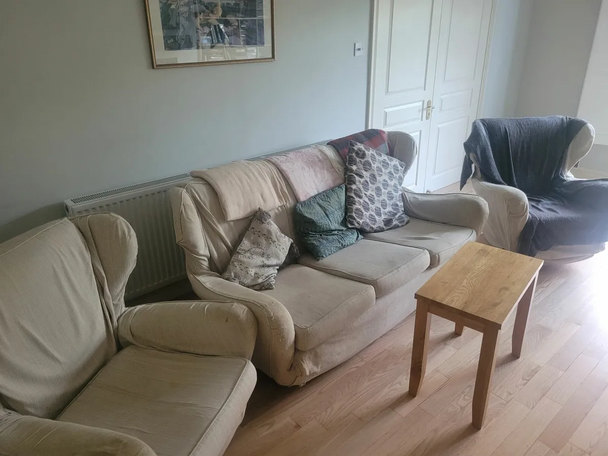 3 pace vintage sofa suite - Image 3