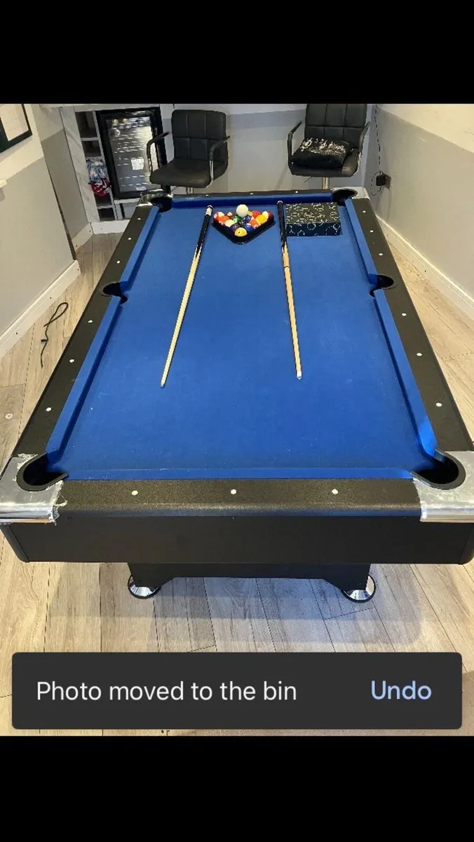7ft American Style Pool Table - Image 1