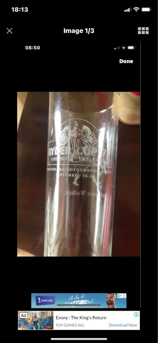 Ryder Cup 1997 Glass - Image 1