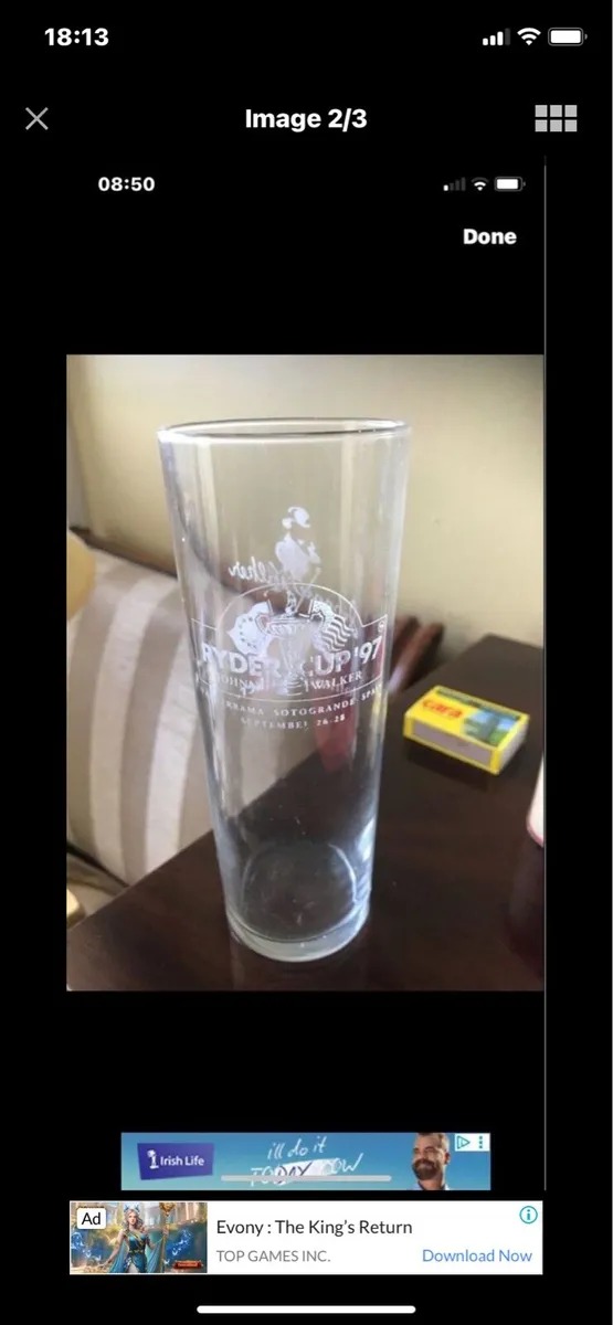Ryder Cup 1997 Glass - Image 2