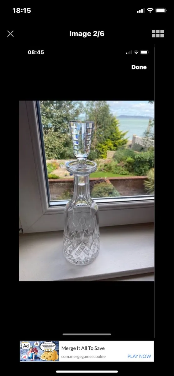 Vintage Waterford Crystal Lismore Decanter - Image 1