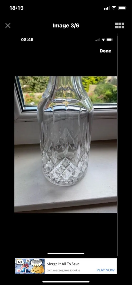 Vintage Waterford Crystal Lismore Decanter - Image 3