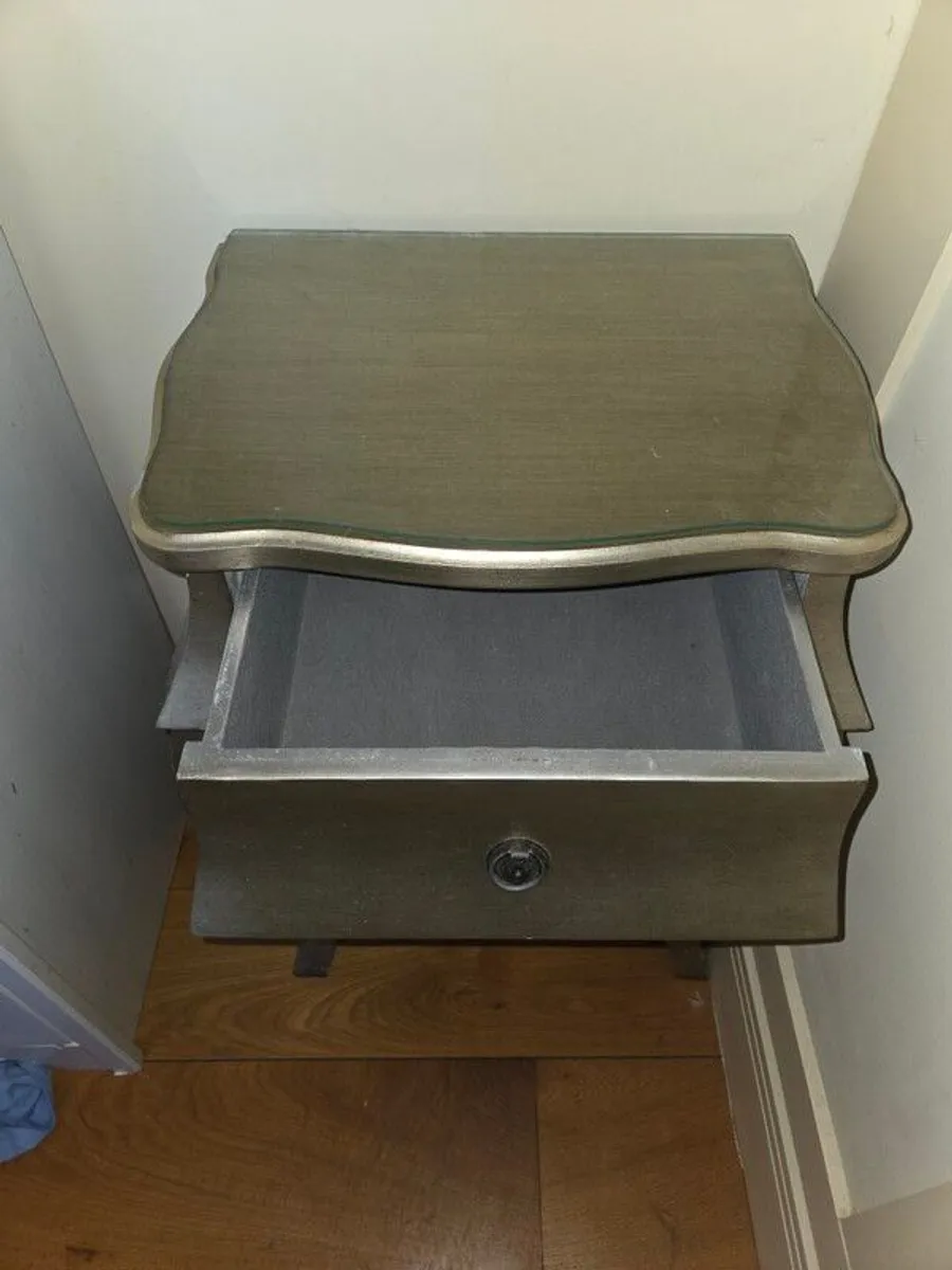 Gold Bedside Locker - Image 3