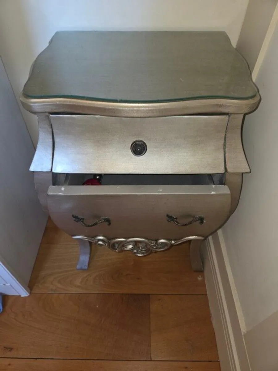 Gold Bedside Locker - Image 4