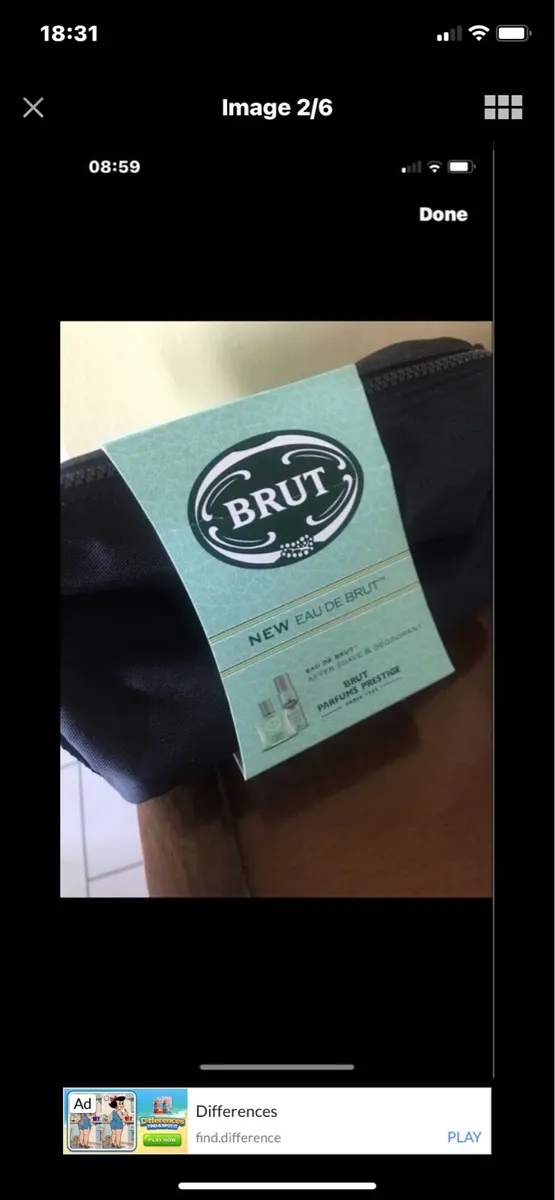 Brut Travel Bag Set - Image 1